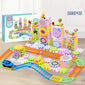 Building block gear assembly set