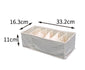 Mesh underwear and sock storage box