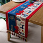 Christmas-themed table runner