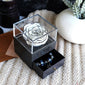 Preserved rose jewelry box
