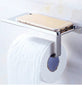 Mobile phone and toilet paper holder
