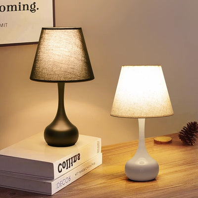 Fabric Bedroom Bedside Lamp
