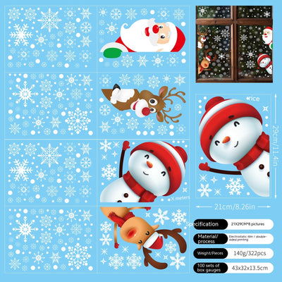 Christmas window stickers