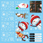 Christmas window stickers