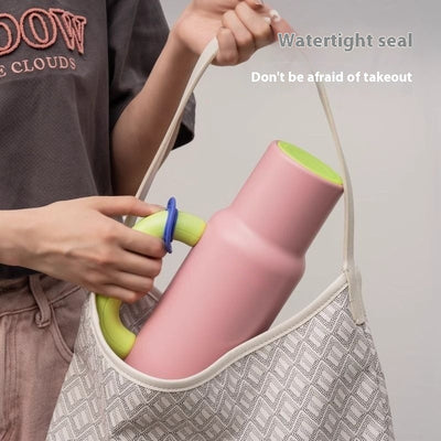 Portable insulated cup