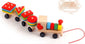 Children's educational building block train set