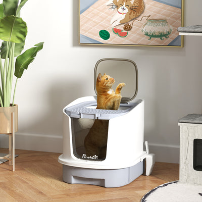 Litter Box Fully Enclosed Cat Toilet