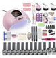 Nail polish heating and drying machine