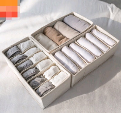 Mesh underwear and sock storage box