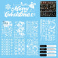 Christmas window stickers