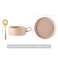 Ceramic breakfast cup set