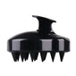 Scalp cleansing and meridian massage silicone brush