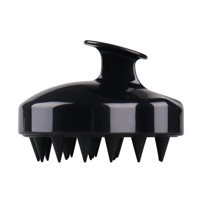 Scalp cleansing and meridian massage silicone brush