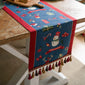 Christmas-themed table runner