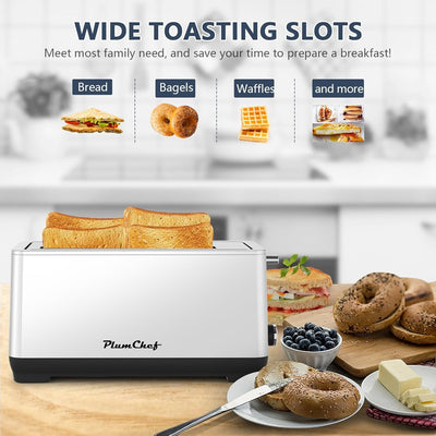 Four-slice toaster