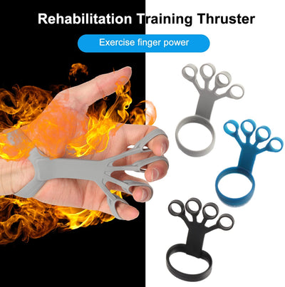 Finger stretching exercise device