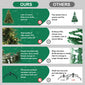 PVC Christmas tree with lights