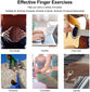 Finger stretching exercise device
