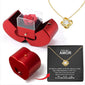Preserved rose jewelry box
