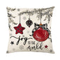 Christmas-themed pillowcase