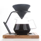Porous ceramic pour-over coffee filter cup