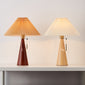 Modern Chinese Minimalist Household Solid Wood Small Table Lamp