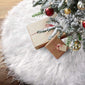 White Christmas tree skirt