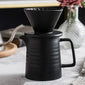 Ceramic drip-filter pour-over coffee cup