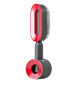 Self-cleaning anti-static hairbrush for women
