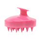 Scalp cleansing and meridian massage silicone brush