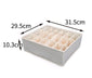 Mesh underwear and sock storage box