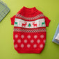 Christmas-themed dog sweater