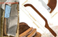 Wooden Bread Slicing Knife With Serrated Teeth