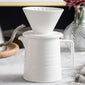 Ceramic drip-filter pour-over coffee cup