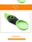Multifunctional avocado flesh and pit separator