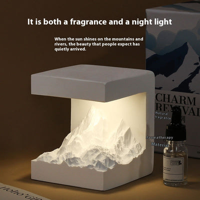 Sunrise over the Golden Mountain aromatherapy night light