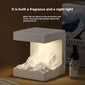 Sunrise over the Golden Mountain aromatherapy night light