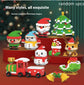 Christmas tree-themed building block set