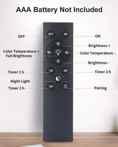 LED Floor Three-color Dimming Infrared Remote Control Table Lamp