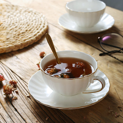 English afternoon tea cup
