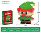 Christmas tree-themed building block set