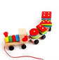 Children's educational building block train set