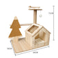 Cat Crawl Nest Scratching Board Tree Supplies