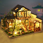 Retro-style handmade assembly house kit
