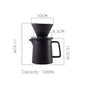 Ceramic drip-filter pour-over coffee cup