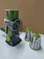 Multi-functional manual vegetable shredder