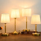 Retro Creative French Fabric Metal Table Lamp