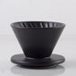 Ceramic drip-filter pour-over coffee cup