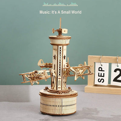 Wooden assembly music box