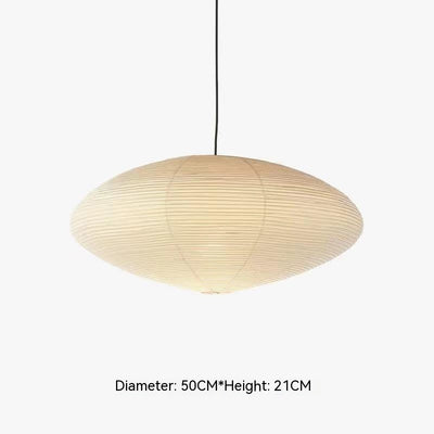 Premium Oval Paper Pendant Light